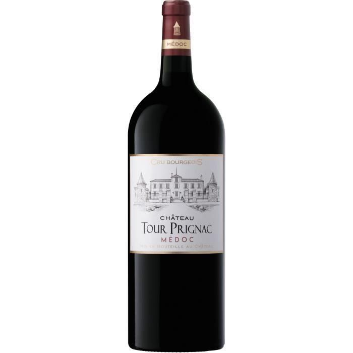 Estuche Regalo Magnum Caja de Madera - Château Tour Prignac 2018 Médoc Cru Bourgeois - Vino Tinto Burdeos 1