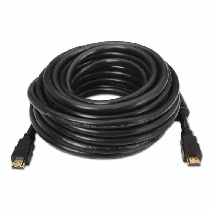 Cable HDMI 1.4 Aisens A119-0102/ HDMI Macho - HDMI Macho/ Hasta 10W/ 720Mbps/ 10m/ Negro 1