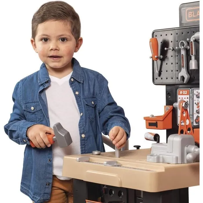 Smoby Mega Center B+D Workbench para niños, Taller de juegos interactivo para aprender oficios 2 Smoby Mega Center B+D Workbench para niños, Taller de juegos interactivo para aprender oficios 2