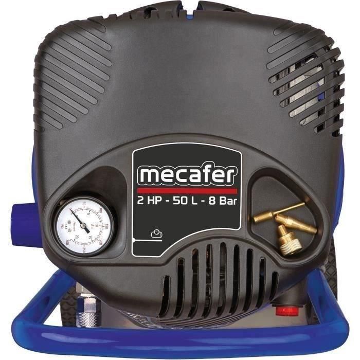 Mecafer 425790 Compresor vertical 50 L Coaxial Azul Sin Aceite 2 Mecafer 425790 Compresor vertical 50 L Coaxial Azul Sin Aceite 2