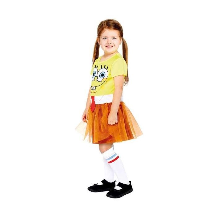 Disfraz spongebob vestido 4-6 años niña 3 Disfraz spongebob vestido 4-6 años niña 3