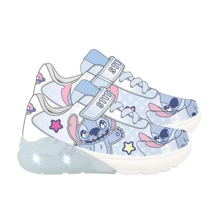 Cerdá T030 Zapatillas Deportivas Niño/Niña Stitch con Luces LED, Suela TPR Antideslizante, Talla 30, Azul Claro para 3+ años Cerdá T030 Zapatillas Deportivas Niño/Niña Stitch con Luces LED, Suela TPR Antideslizante, Talla 30, Azul Claro para 3+ años