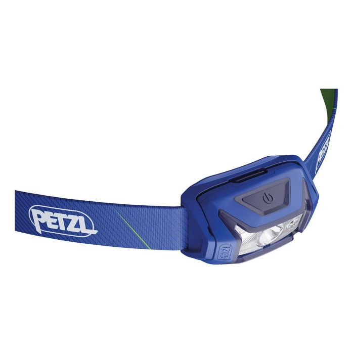 Petzl TIKKA CORE Linterna Frontal Recargable USB, IPX4, Hasta 450 Lm, Azul, con Batería Integrada y Diadema Ajustable
