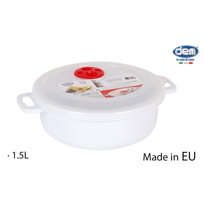 Fiambrera para microondas 1.5L - Dem (12 Unidades) Fiambrera para microondas 1.5L - Dem (12 Unidades)