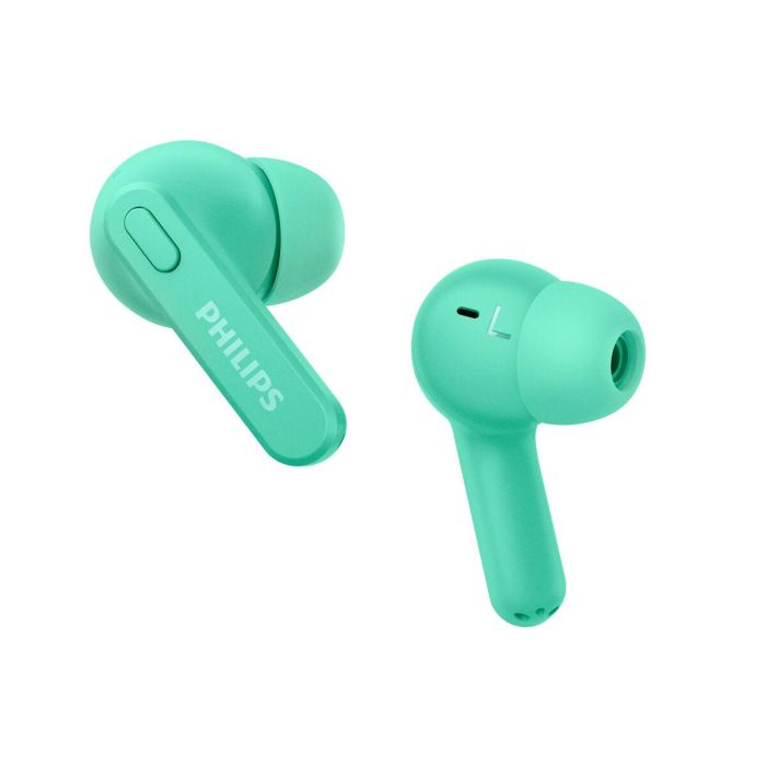 Philips 2000 series TAT2206GR/00 auricular y casco Auriculares True Wireless Stereo (TWS) Dentro de oído Llamadas/Música Bluetooth Turquesa 1 Philips 2000 series TAT2206GR/00 auricular y casco Auriculares True Wireless Stereo (TWS) Dentro de oído Llamadas/Música Bluetooth Turquesa 1