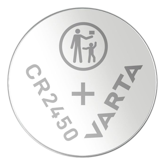 Varta CR2450 Pila Botón Litio 3V Ø24,5x5,0 mm Blister 1 uds 2