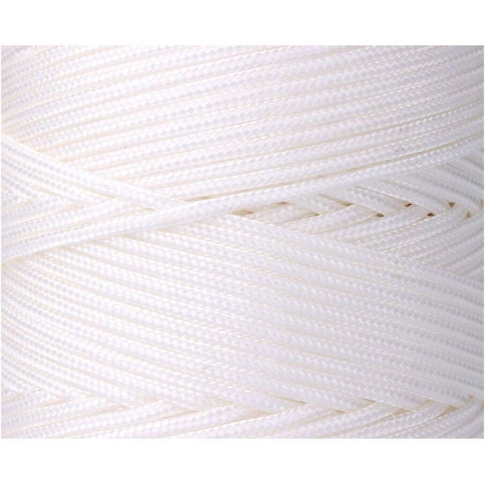 Edm Cordón Trenzado Polipropileno Riel Blanco 3 mm x 200 m 1
