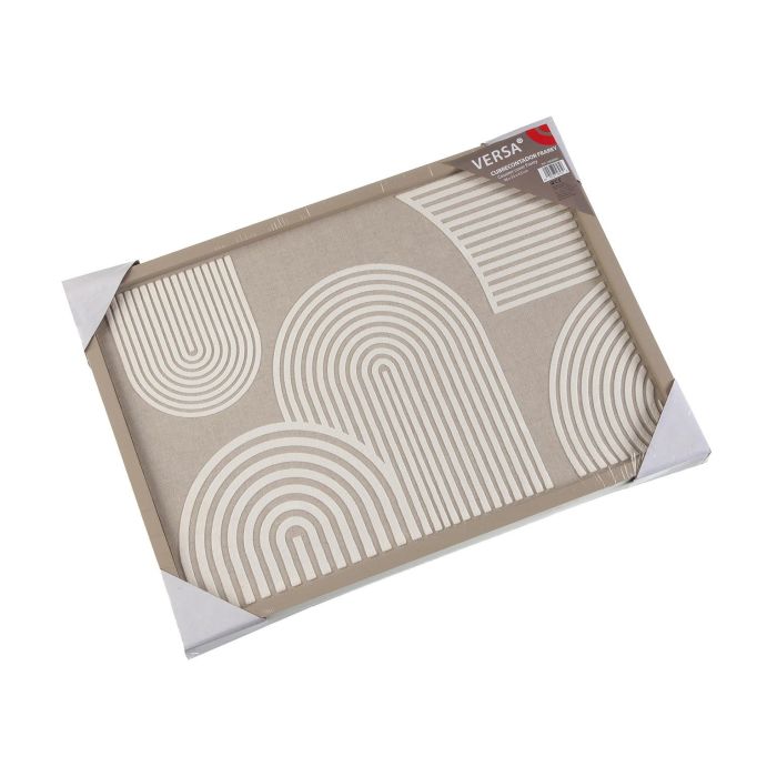 Versa Cubrecontador Flarey 46x33 cm, Madera MDF y Papel 4