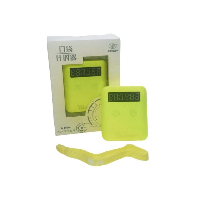 Cronometro Yj Pocket Cube Timer Amarillo 1 Cronometro Yj Pocket Cube Timer Amarillo 1