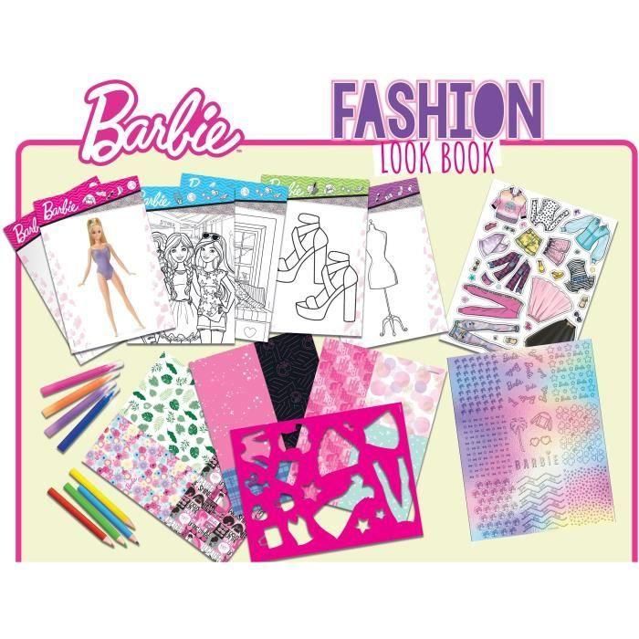 Folleto de creación de colección de moda - Barbie sketch book fashion look - LISCIANI 4