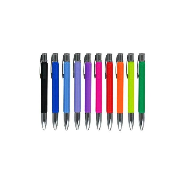 Boligrafo Office Box Silicone Expositor De 25