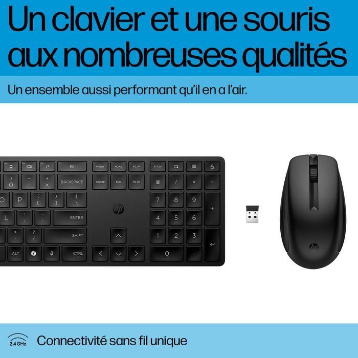 HP 655 Teclado y Ratón Inalámbrico – 20+ Teclas Personalizables, Ratón con Seguimiento Preciso, Materiales Reciclados, Fácil Limpieza 8 HP 655 Teclado y Ratón Inalámbrico – 20+ Teclas Personalizables, Ratón con Seguimiento Preciso, Materiales Reciclados, Fácil Limpieza 8