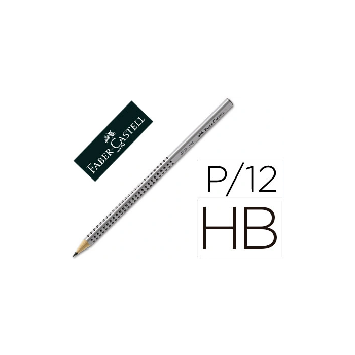Faber Castell Lápiz Grafito Ecológico Modelo 2001 HB Gris Set de 12 Unidades Mina Antirotura (Set de 12) 0 Faber Castell Lápiz Grafito Ecológico Modelo 2001 HB Gris Set de 12 Unidades Mina Antirotura (Set de 12) 0