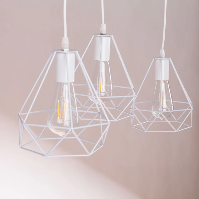 Lámpara Colgante Indaiatuba Metal y Madera SKD-P80017 4