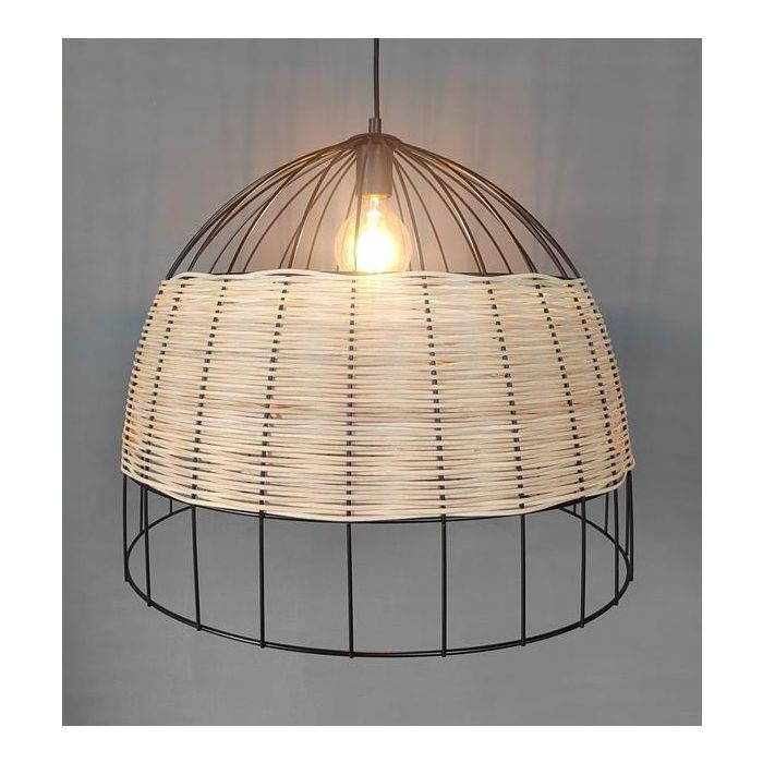 Lampara Techo Urban DKD Home Decor Negro Marron 50 x 42 x 50 cm 1