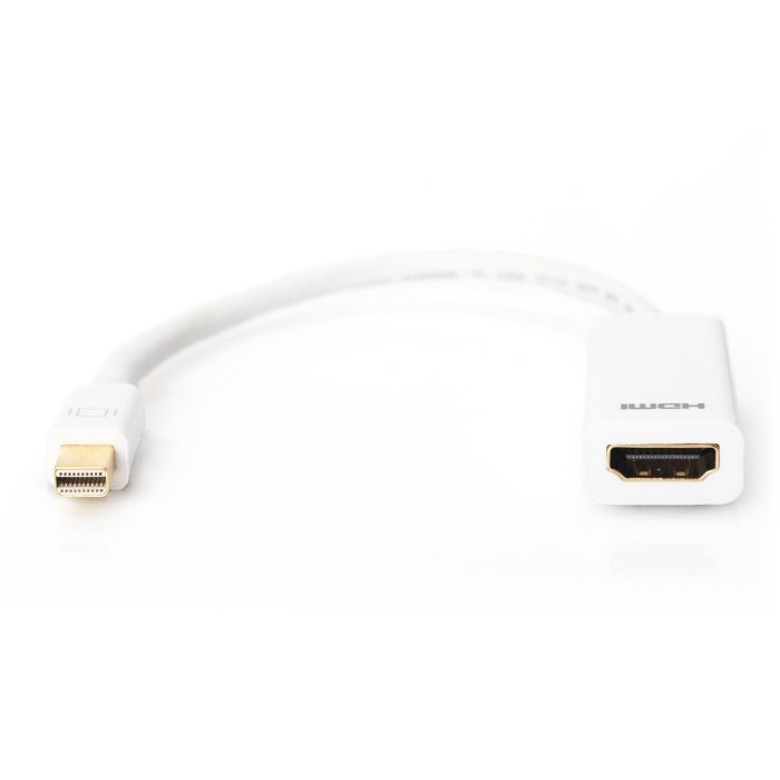 Digitus Adaptador Mini DisplayPort a HDMI 0,15 m Blanco 1