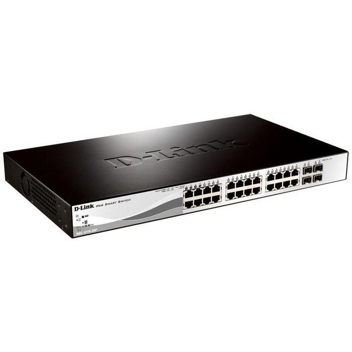Switch D-Link DGS-1210-28P 28 Puertos RJ45/ 10/100/1000/ SFT/ PoE 1 Switch D-Link DGS-1210-28P 28 Puertos RJ45/ 10/100/1000/ SFT/ PoE 1