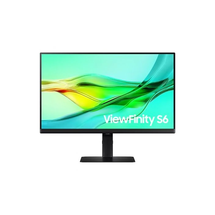 Monitor Profesional Samsung ViewFinity S6 S24D604UAU 24"/ QHD/ Regulable en Altura/ Negro Monitor Profesional Samsung ViewFinity S6 S24D604UAU 24"/ QHD/ Regulable en Altura/ Negro
