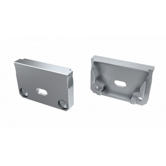 SILEDA Tapón Final para Perfil SILEDA con Agujero Extraíble Blanco 5 SILEDA Tapón Final para Perfil SILEDA con Agujero Extraíble Blanco 5