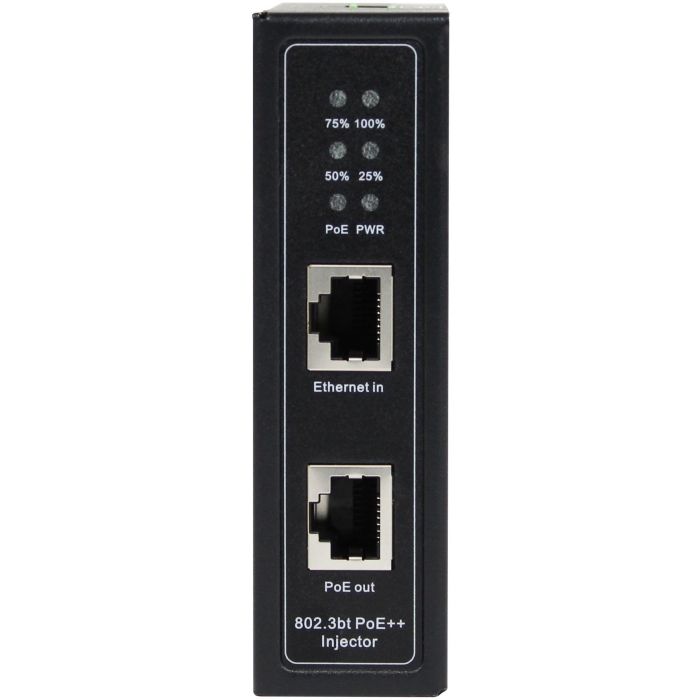Z ALLNET PoE Injektor Industrial Gigabit / PoE BT (15.4W/30W/90W) / DIN / Metallgehäuse / ALL-PI2014-I-BT90 2