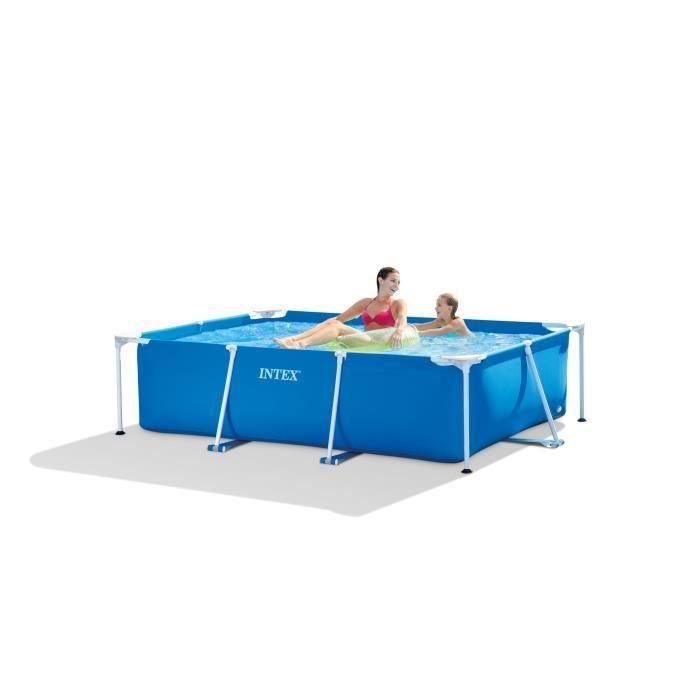 Intex 28270 Piscina Desmontable Rectangular Metal Frame 220x150x60 cm, 1662L, Lona PVC-Poliéster con Hydro Aeration Technology 2 Intex 28270 Piscina Desmontable Rectangular Metal Frame 220x150x60 cm, 1662L, Lona PVC-Poliéster con Hydro Aeration Technology 2