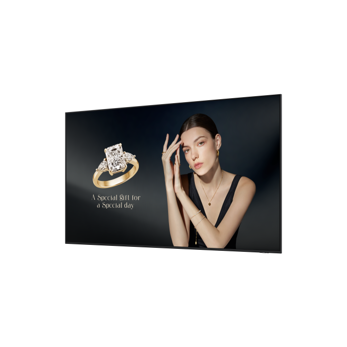 Samsung Qh115F-X Pantalla Plana para Señalización Digital 2,92 M (115") Lcd Wifi 1000 Cd / M² 4K Ultra Hd Negro Tizen 24/7 4