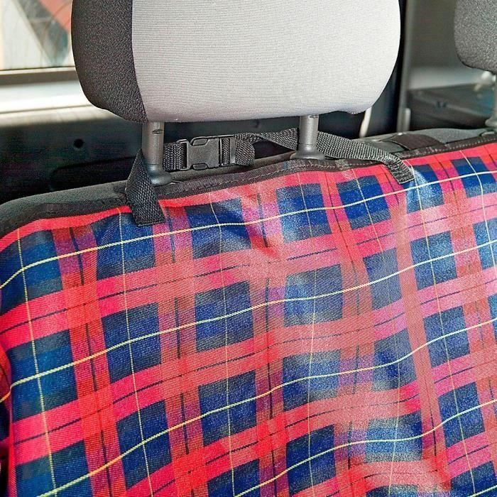 Funda protectora para asiento de coche - FERPLAST - Negro / Rojo 4 Funda protectora para asiento de coche - FERPLAST - Negro / Rojo 4