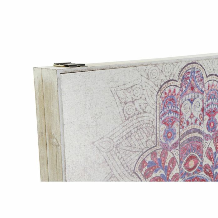 Tapa Contador Indio DKD Home Decor Beige Gris 6 x 31.5 x 46.5 cm (2 Unidades) 2 Tapa Contador Indio DKD Home Decor Beige Gris 6 x 31.5 x 46.5 cm (2 Unidades) 2
