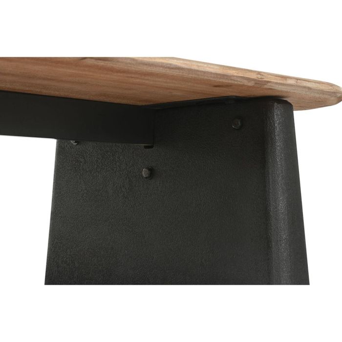 Mesa de Centro Home ESPRIT Negro Natural 120 x 60 x 32 cm 2