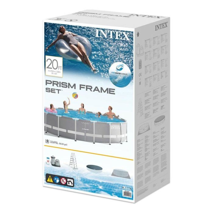 Piscina Desmontable Intex 26756NP 610 x 132 x 610 cm 1