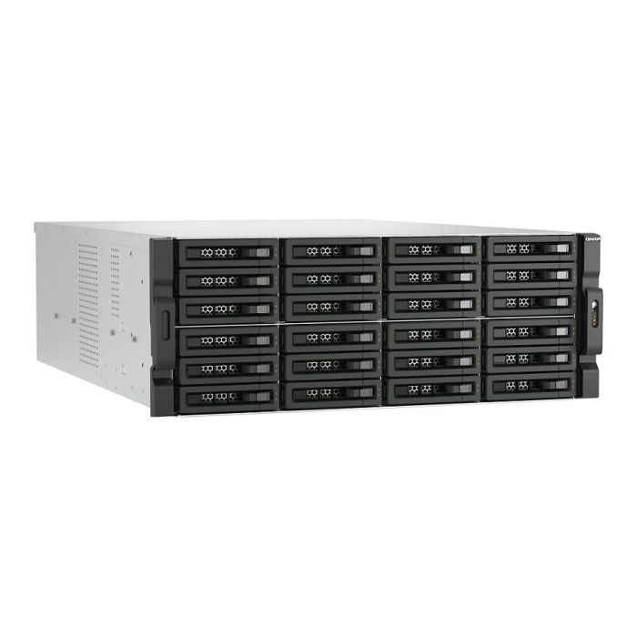 QNAP TL-R2400PES-RP 24 bahías 4U Rackmount Interfaz PCIe SATA JBOD Carcasa Expansión 2.5/3.5 pulgadas 3
