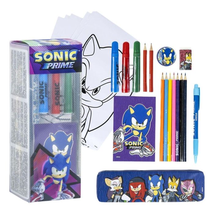 Set papelería coloreable sonic prime 11.0 x 24.0 x 9.5 cm 1 Set papelería coloreable sonic prime 11.0 x 24.0 x 9.5 cm 1