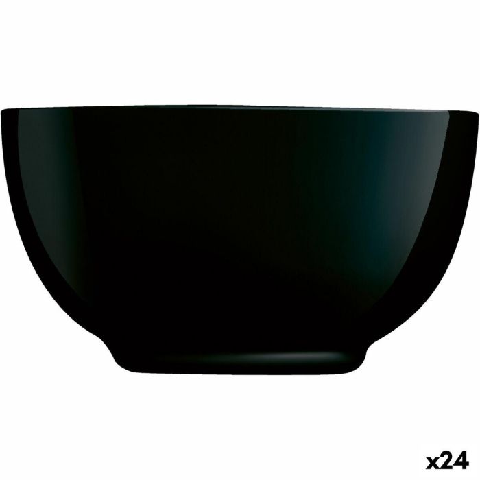 Bol Luminarc Diwali Noir Negro Vidrio Vidrio templado 14,5 cm (24 Unidades) 0 Bol Luminarc Diwali Noir Negro Vidrio Vidrio templado 14,5 cm (24 Unidades) 0