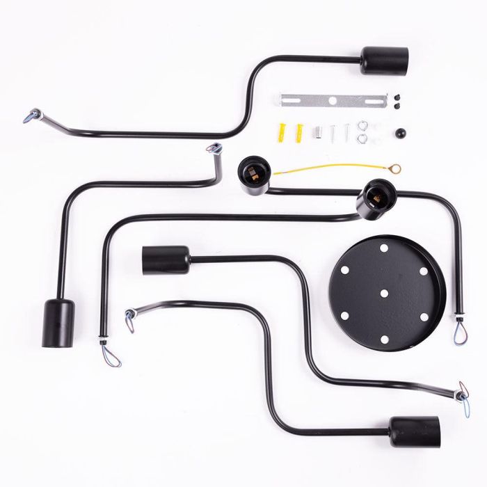 SKD-0222-03 Lámpara de Techo Sabzevar de Diseño Moderno y Elegante con Acabados de Calidad, Compatible LED 4