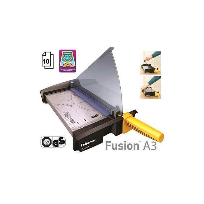 Cizalla De Palanca Fellowes Fusion A3 Metalica Hasta 10 Hojas 80 gr Cizalla De Palanca Fellowes Fusion A3 Metalica Hasta 10 Hojas 80 gr