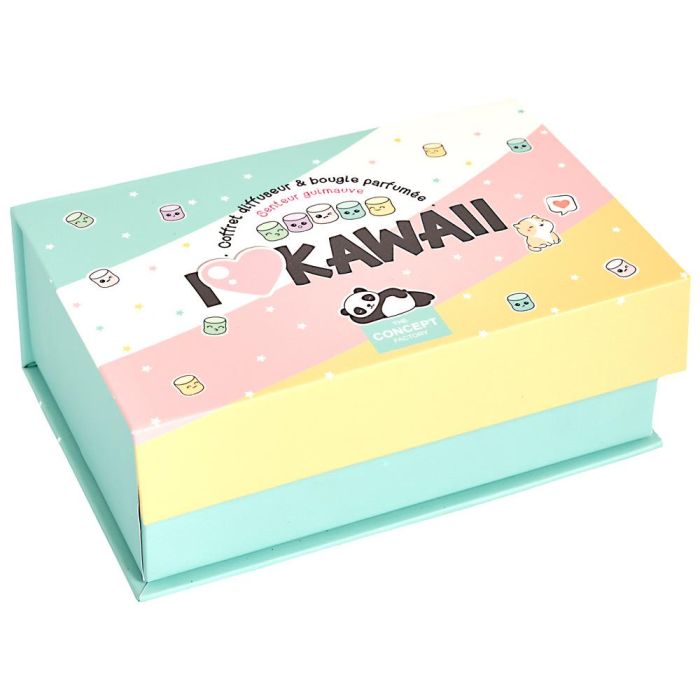 The Concept Factory Vela Perfume y Difusor con Barrita Colección Kawaii Vidrio/Cristal Máquina 2 The Concept Factory Vela Perfume y Difusor con Barrita Colección Kawaii Vidrio/Cristal Máquina 2