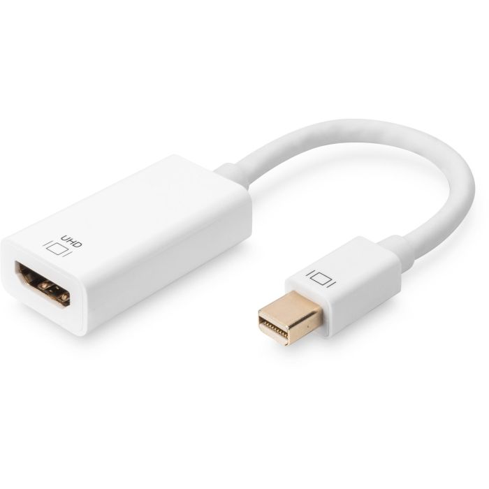 Digitus DA-70832 Adaptador Mini DisplayPort a HDMI Macho/Hembra 0.2m Activo Blanco 0 Digitus DA-70832 Adaptador Mini DisplayPort a HDMI Macho/Hembra 0.2m Activo Blanco 0