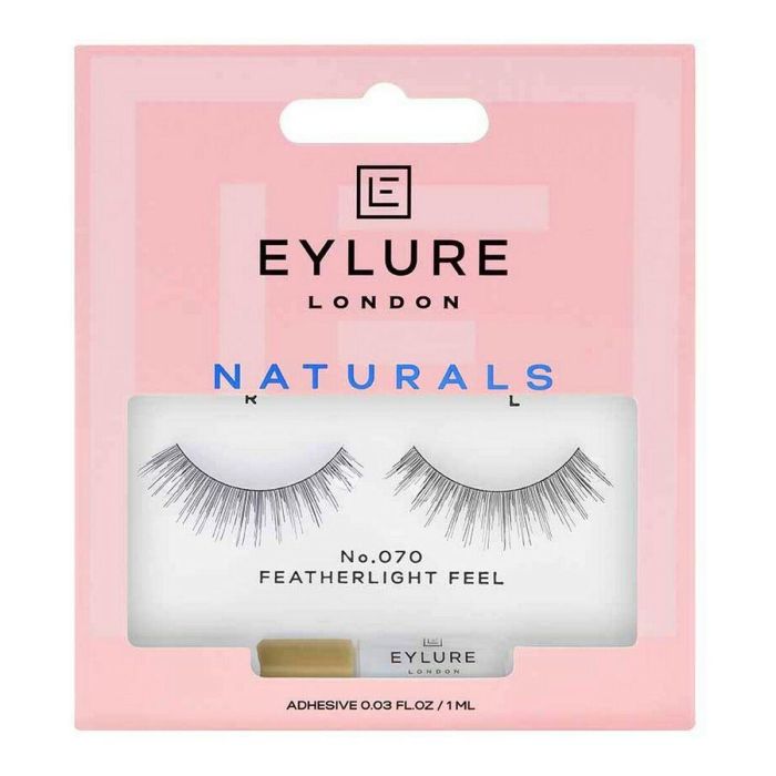Eylure #070 Pestañas Postizas NATURALS Ligeras Hechas a Mano, Apariencia Natural, Reutilizables 5 Veces, Cruelty Free, 1 Unidad 0 Eylure #070 Pestañas Postizas NATURALS Ligeras Hechas a Mano, Apariencia Natural, Reutilizables 5 Veces, Cruelty Free, 1 Unidad 0