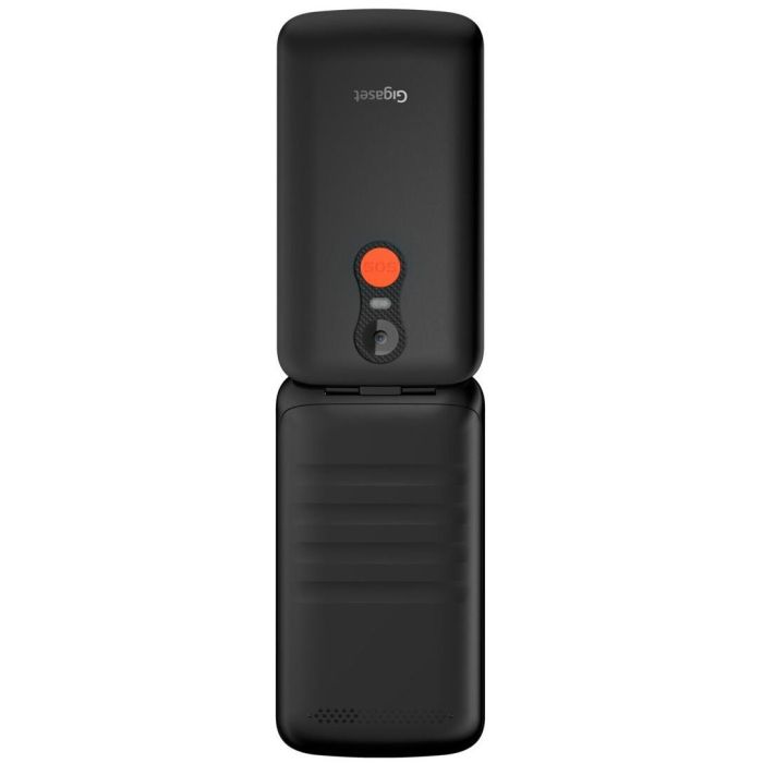 Gigaset GL595 Teléfono Móvil Concha para Personas Mayores Dual SIM, Linterna, Resistente IP44, Pantalla 2.8", Negro 3