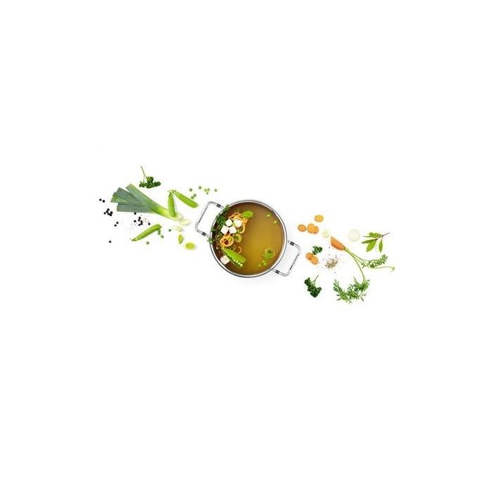 Fissler 086-112-24-000/0 Olla con Tapa 24cm 5.7L Acero Inoxidable Fondo Superthermic Apto Inducción 1