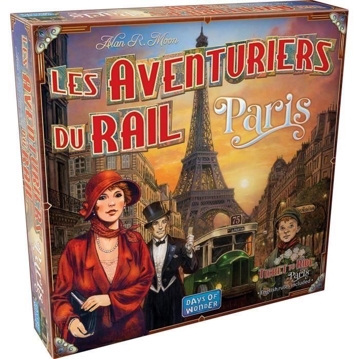 Rail Adventurers Paris - Asmodée - A partir de 8 años Rail Adventurers Paris - Asmodée - A partir de 8 años