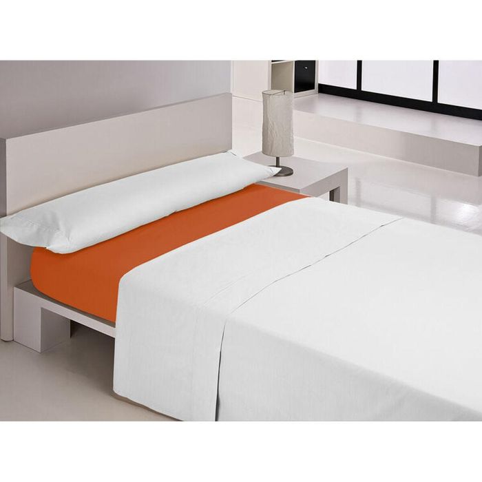 Sábana Bajera Ajustable Happy Home MIX COLORS Naranja Cama de 80 80 x 200 + 30 cm Sábana Bajera Ajustable Happy Home MIX COLORS Naranja Cama de 80 80 x 200 + 30 cm