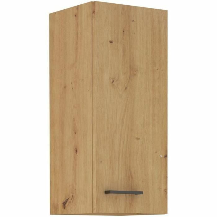 CUISINIER Mueble alto de cocina serie MODENA modelo MODENA30G1F 30 cm Roble artesanal y Negro mate 0 CUISINIER Mueble alto de cocina serie MODENA modelo MODENA30G1F 30 cm Roble artesanal y Negro mate 0