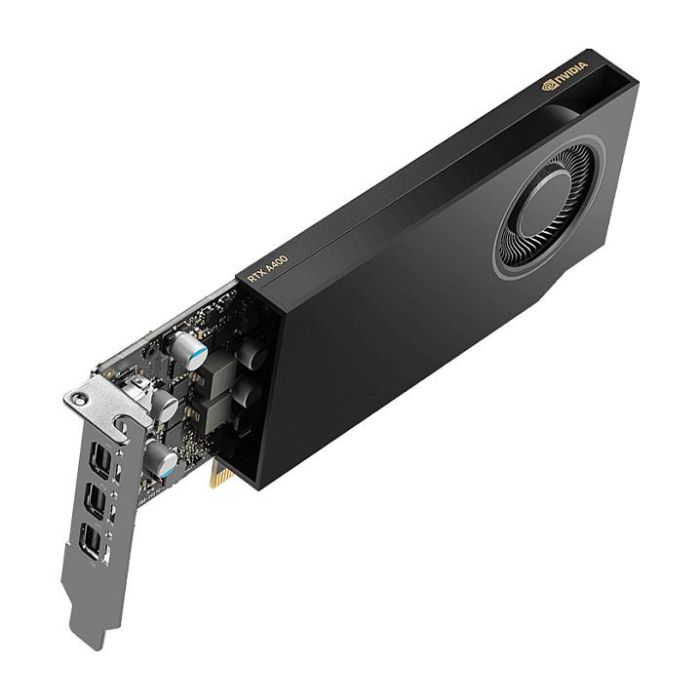 PNY Quadro RTX A400 Ampere Low Profile Tarjeta Gráfica 4GB GDDR6 5