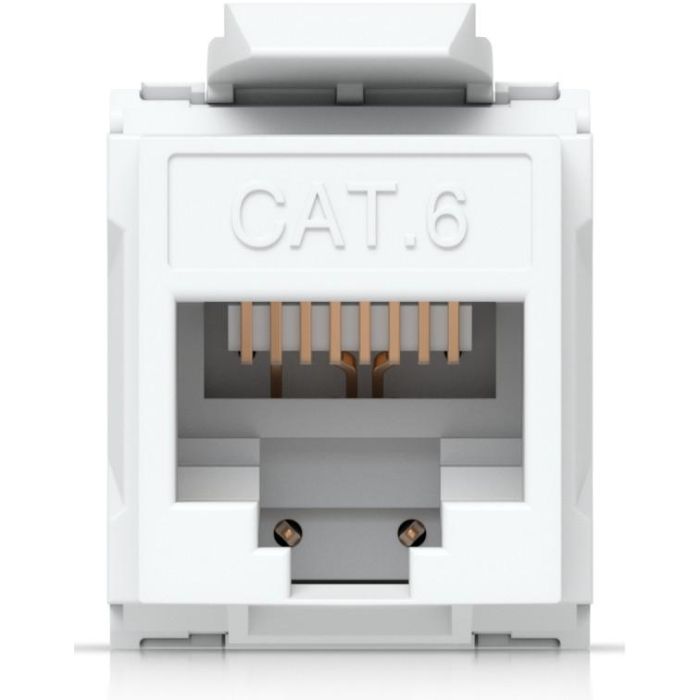Ubiquiti Cat6 Keystone Jack sin Herramientas para Terminación Rápida de Cables Ethernet, Pack de 12 Unidades 2 Ubiquiti Cat6 Keystone Jack sin Herramientas para Terminación Rápida de Cables Ethernet, Pack de 12 Unidades 2
