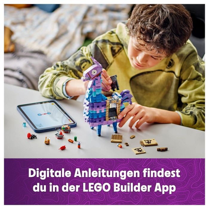 Lego Fortnite 77071 Llama de Suministros Minifigura Inspirada en el Videojuego para Adolescentes