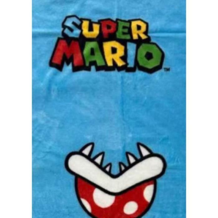 Mario Bros MAR3700891706391 Manta Sherpa Vintage - Diseño icónico de Mario Bros - 100 x 150 cm 3