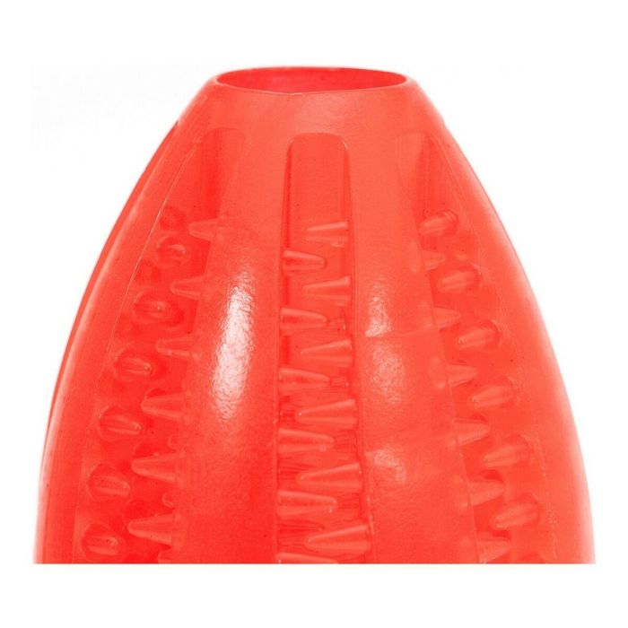 Gloria Pelota Dental Rugby TPR para Perros 9cm. Juguete Resistente Limpieza Dientes Anti Sarro Rellenable Premios Ansiedad 4 Gloria Pelota Dental Rugby TPR para Perros 9cm. Juguete Resistente Limpieza Dientes Anti Sarro Rellenable Premios Ansiedad 4