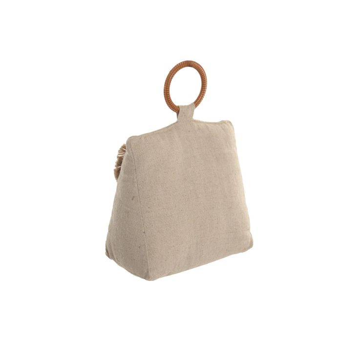 DKD Home Decor Hangzhou design 26b Sujetapuertas Mediterraneo Beige Blanco 18 x 11 x 16.5 cm (3 Unidades)