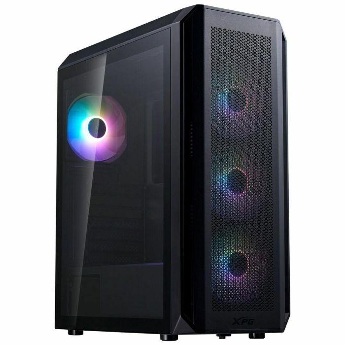 XPG VALOR AIR PLUS Caja PC Midi Tower Negra con Ventana Lateral, Filtro Antipolvo, 3x 120mm Ventiladores, USB 3.2 y Soporte ATX 7 XPG VALOR AIR PLUS Caja PC Midi Tower Negra con Ventana Lateral, Filtro Antipolvo, 3x 120mm Ventiladores, USB 3.2 y Soporte ATX 7